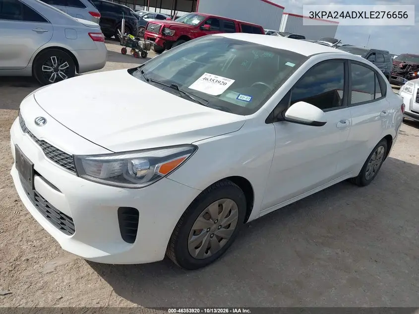 2020 KIA RIO VIN 3KPA24ADXLE276656 — фото 2