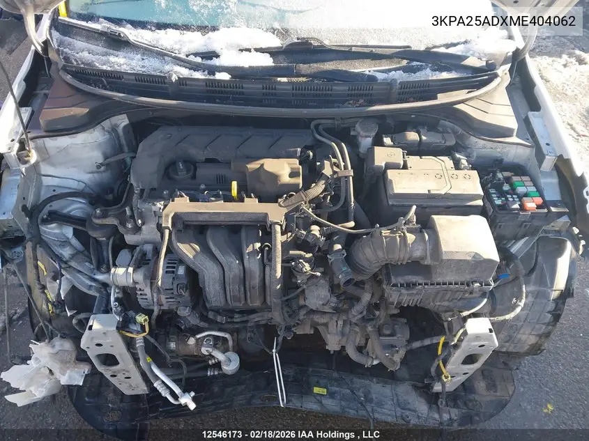 2021 KIA RIO VIN 3KPA25ADXME404062 — фото 10