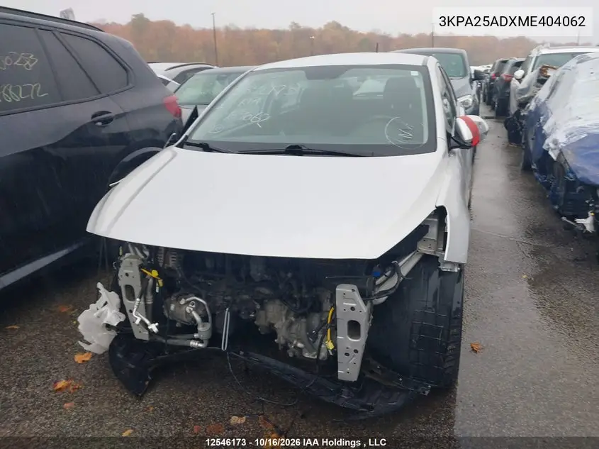 2021 KIA RIO VIN 3KPA25ADXME404062 — фото 12