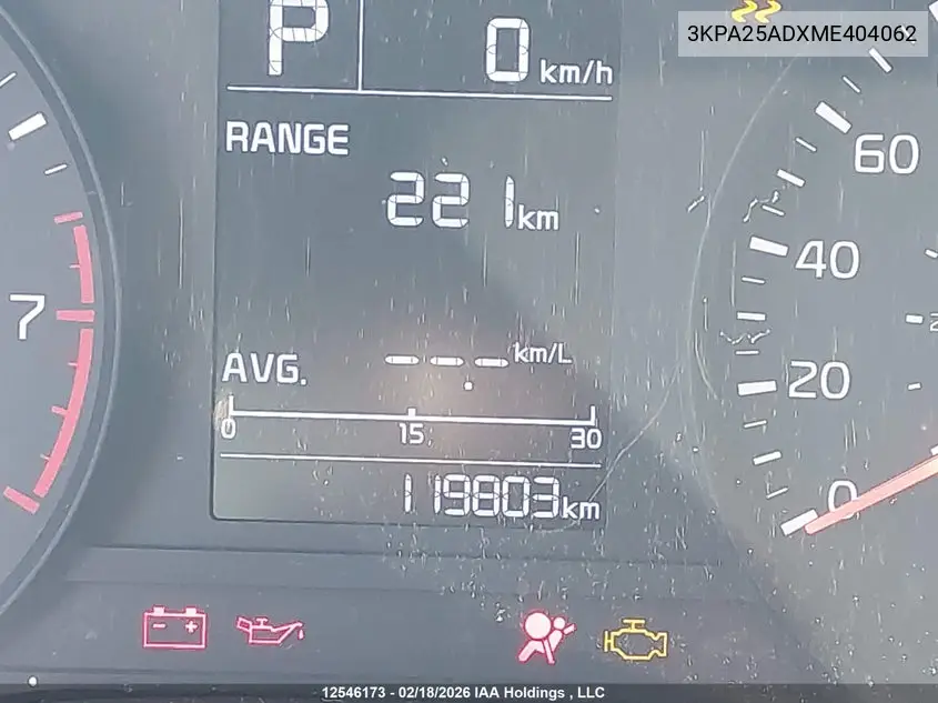 2021 KIA RIO VIN 3KPA25ADXME404062 — фото 15