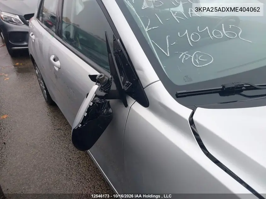 2021 KIA RIO VIN 3KPA25ADXME404062 — фото 21