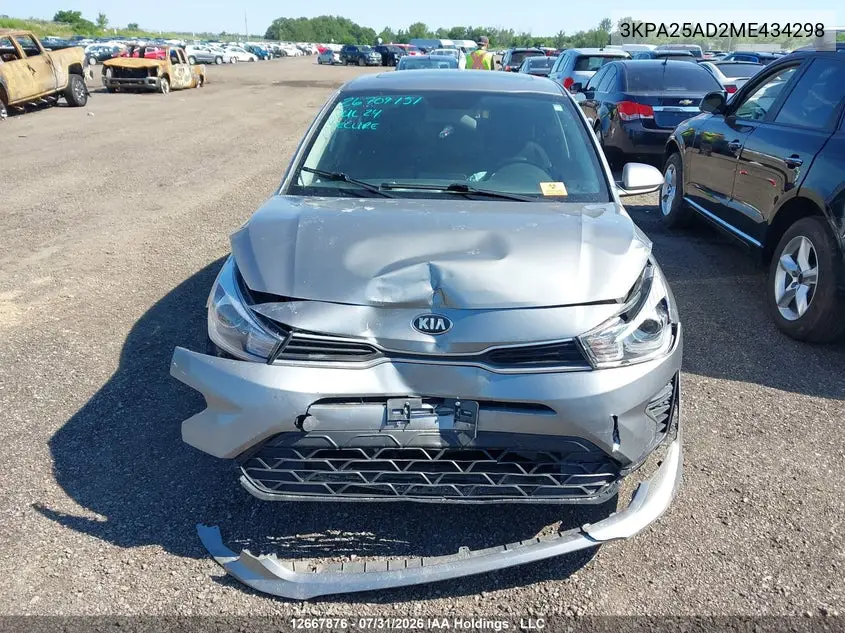 2021 KIA RIO VIN 3KPA25AD2ME434298 — фото 12