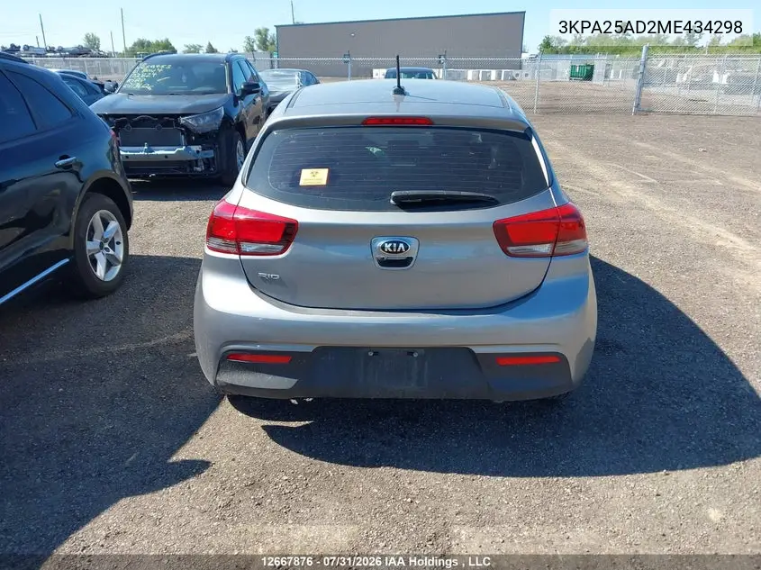 2021 KIA RIO VIN 3KPA25AD2ME434298 — фото 16