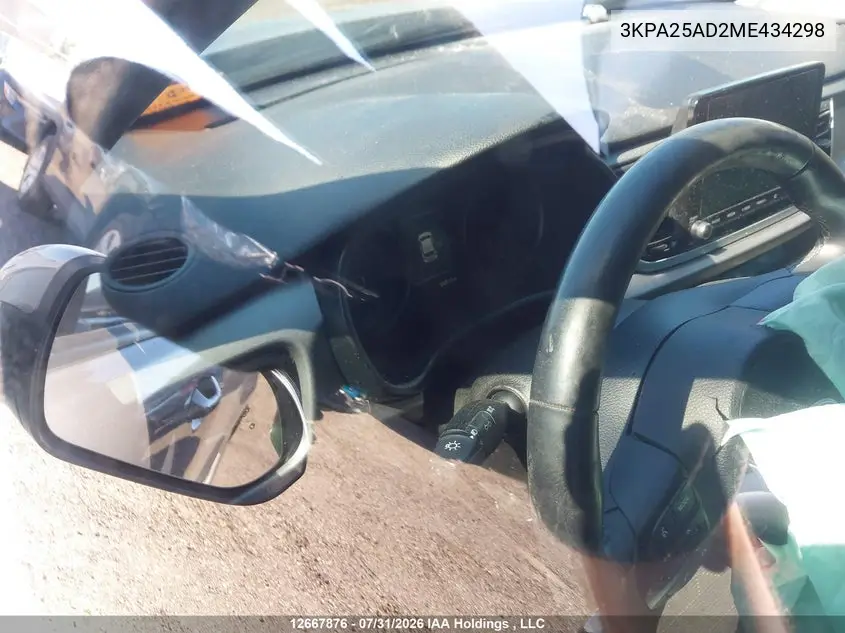 2021 KIA RIO VIN 3KPA25AD2ME434298 — фото 7