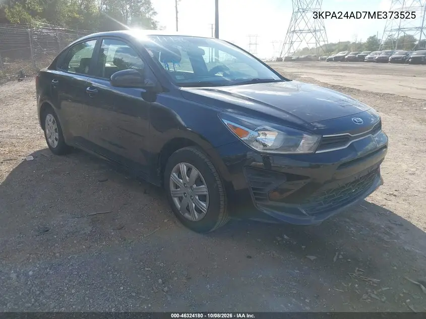 KIA RIO 2021, VIN 3KPA24AD7ME373525