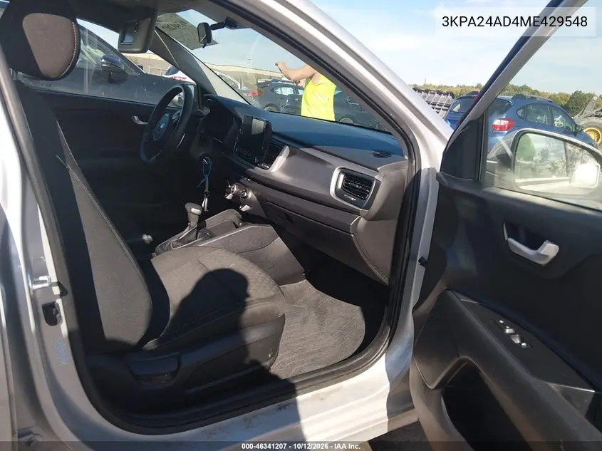 2021 KIA RIO VIN 3KPA24AD4ME429548 — фото 5