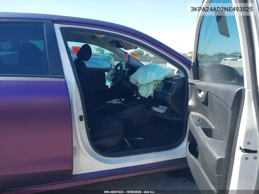 2022 KIA RIO VIN 3KPA24AD2NE493525 — фото 5