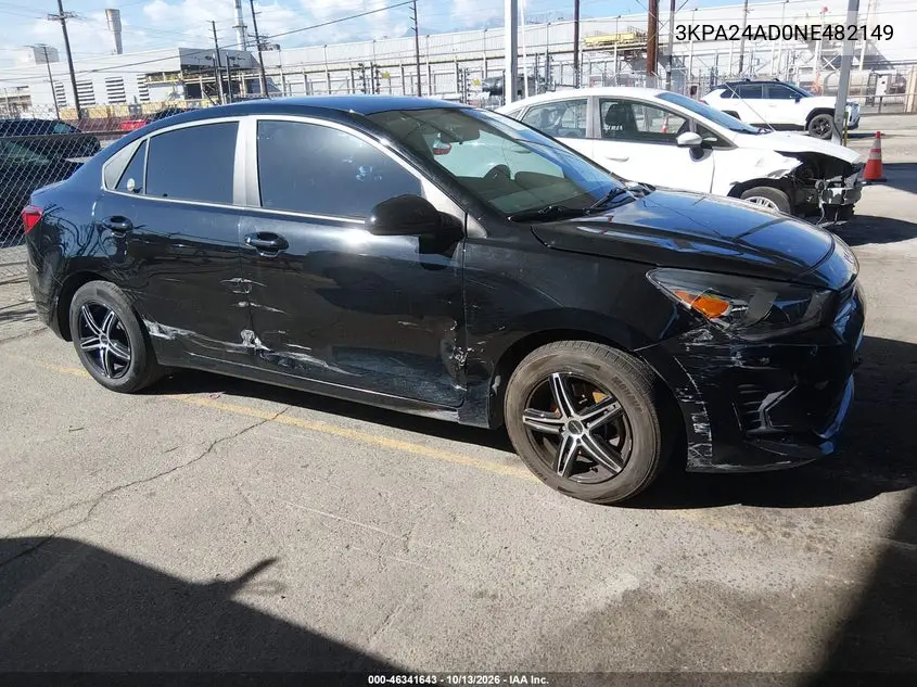 2022 KIA RIO VIN 3KPA24AD0NE482149 — фото 13