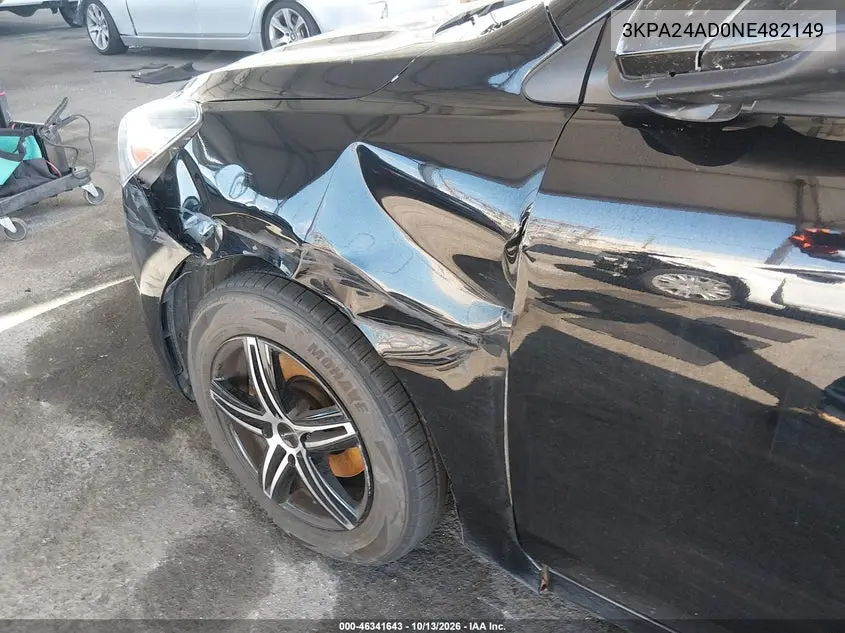 2022 KIA RIO VIN 3KPA24AD0NE482149 — фото 6