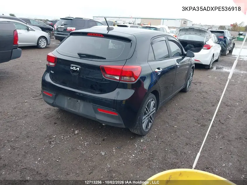 2023 KIA RIO VIN 3KPA35ADXPE536918 — фото 4