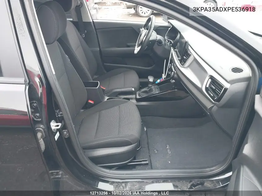 2023 KIA RIO VIN 3KPA35ADXPE536918 — фото 5