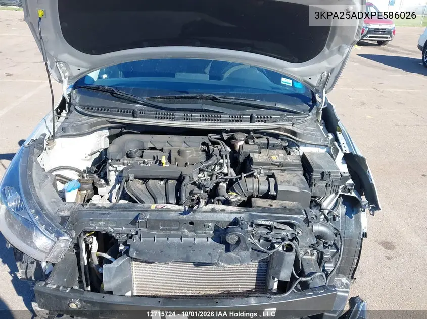2023 KIA RIO VIN 3KPA25ADXPE586026 — фото 10