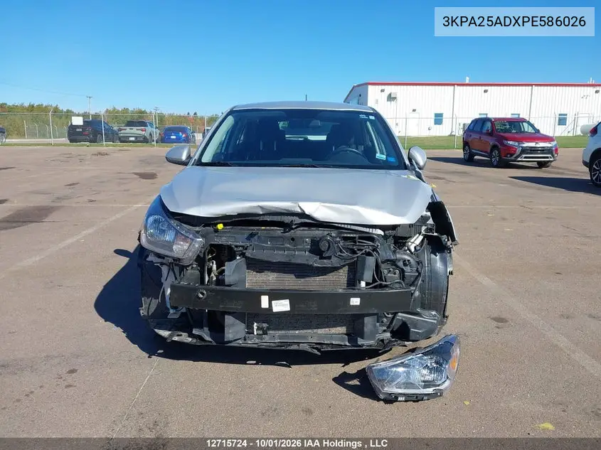 2023 KIA RIO VIN 3KPA25ADXPE586026 — фото 13