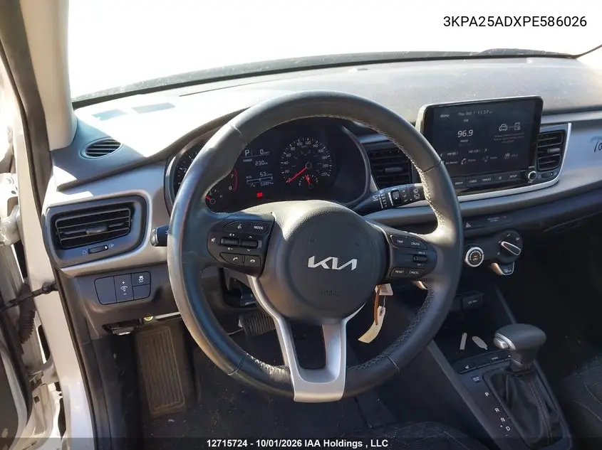 2023 KIA RIO VIN 3KPA25ADXPE586026 — фото 21