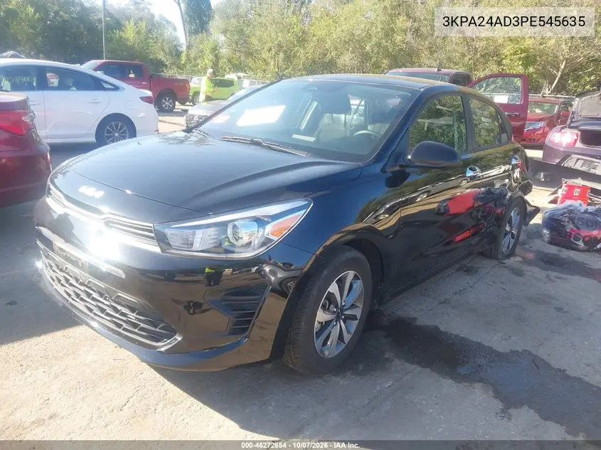 2023 KIA RIO VIN 3KPA24AD3PE545635 — фото 2