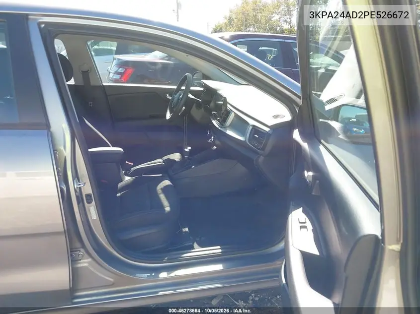 2023 KIA RIO VIN 3KPA24AD2PE526672 — фото 5