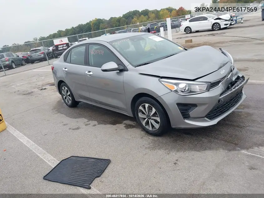 KIA RIO 2023, VIN 3KPA24AD4PE617569