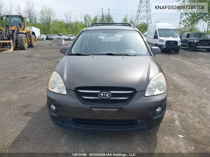 2009 KIA RONDO VIN KNAFG526097285708 — фото 12