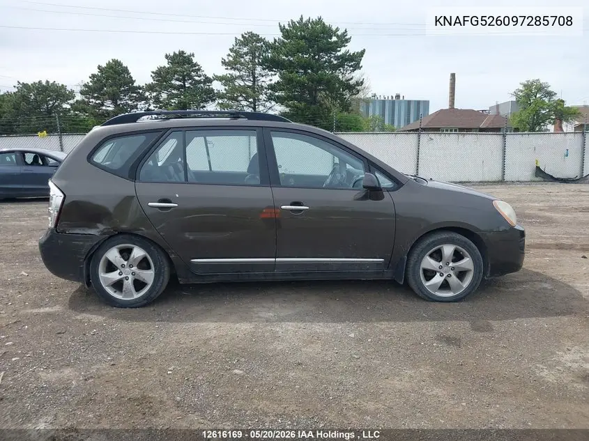 2009 KIA RONDO VIN KNAFG526097285708 — фото 13