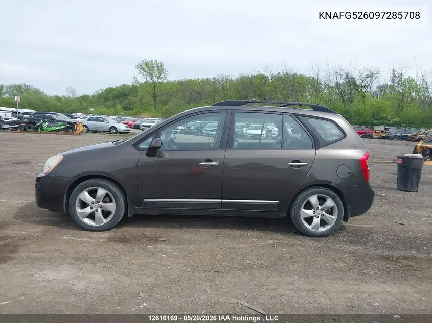 2009 KIA RONDO VIN KNAFG526097285708 — фото 14