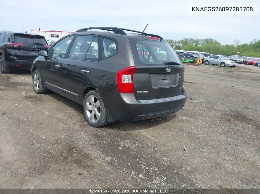 2009 KIA RONDO VIN KNAFG526097285708 — фото 3