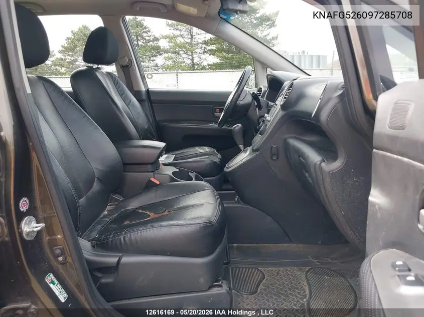 2009 KIA RONDO VIN KNAFG526097285708 — фото 5
