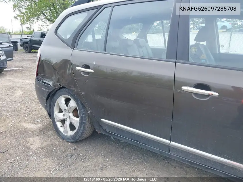 2009 KIA RONDO VIN KNAFG526097285708 — фото 6