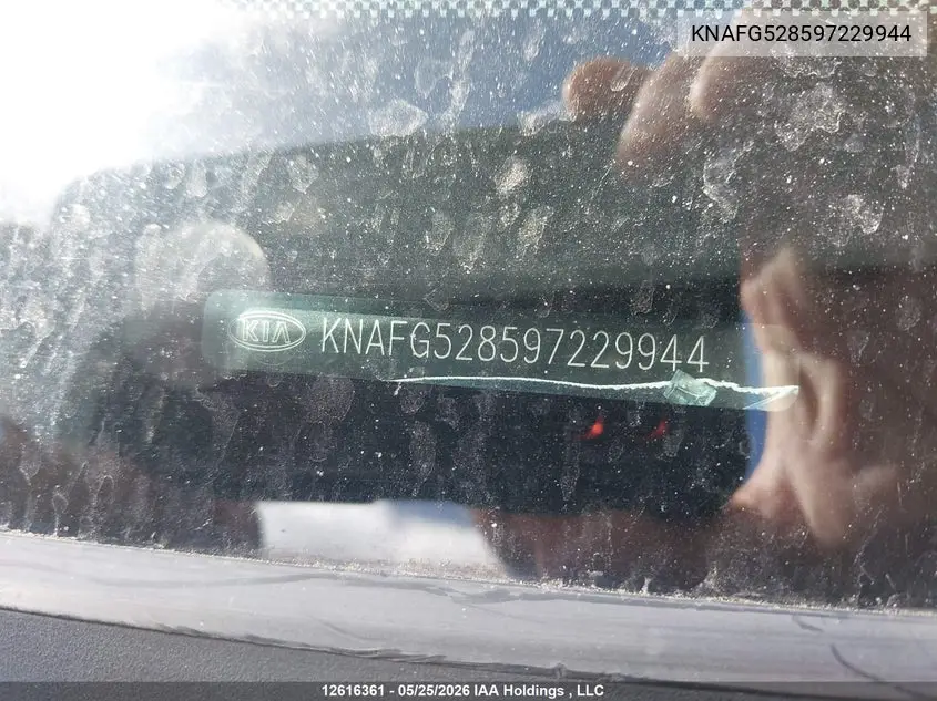 2009 KIA RONDO VIN KNAFG528597229944 — фото 18