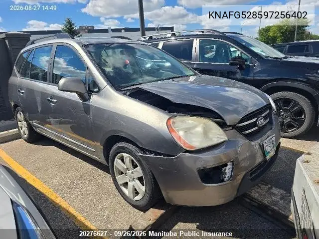 KIA RONDO 2009, VIN KNAFG528597256402