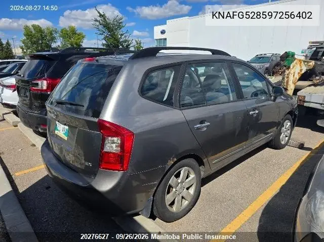 2009 KIA RONDO VIN KNAFG528597256402 — фото 4