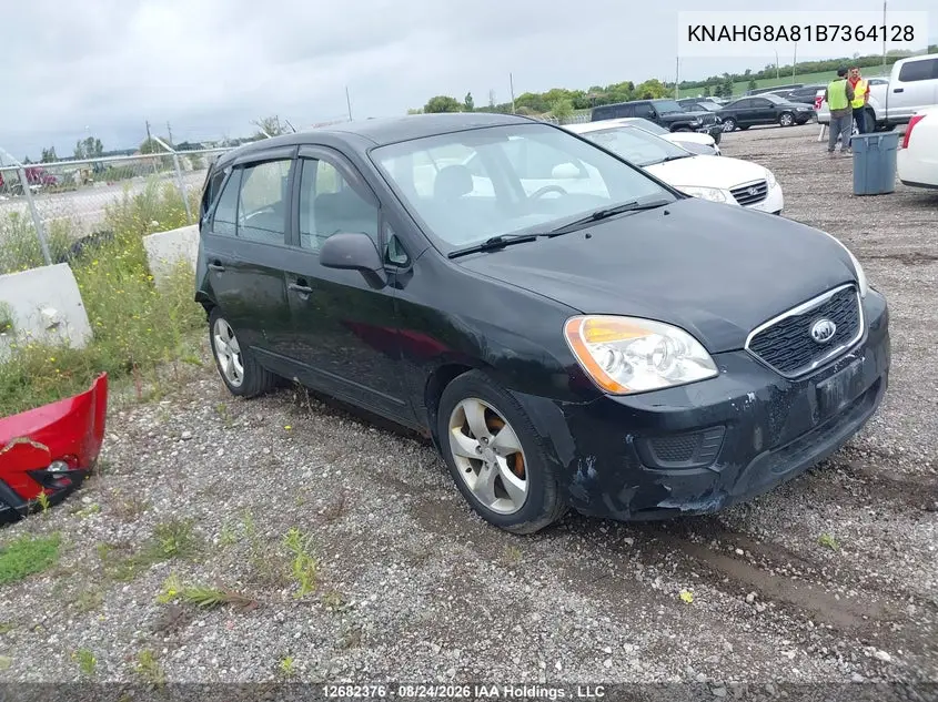KIA RONDO 2011, VIN KNAHG8A81B7364128