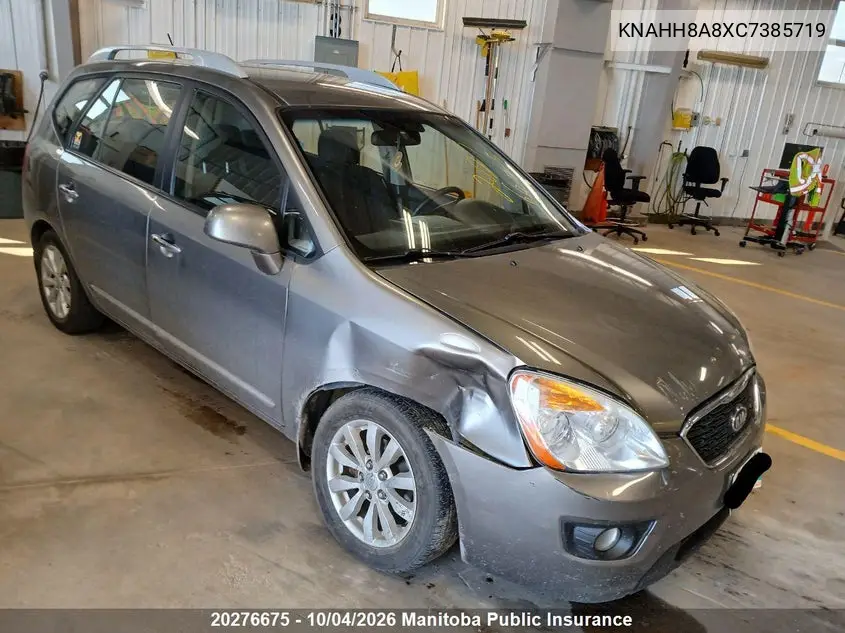 KIA RONDO 2012, VIN KNAHH8A8XC7385719