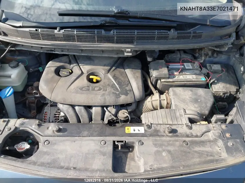 2014 KIA RONDO VIN KNAHT8A33E7021471 — фото 10