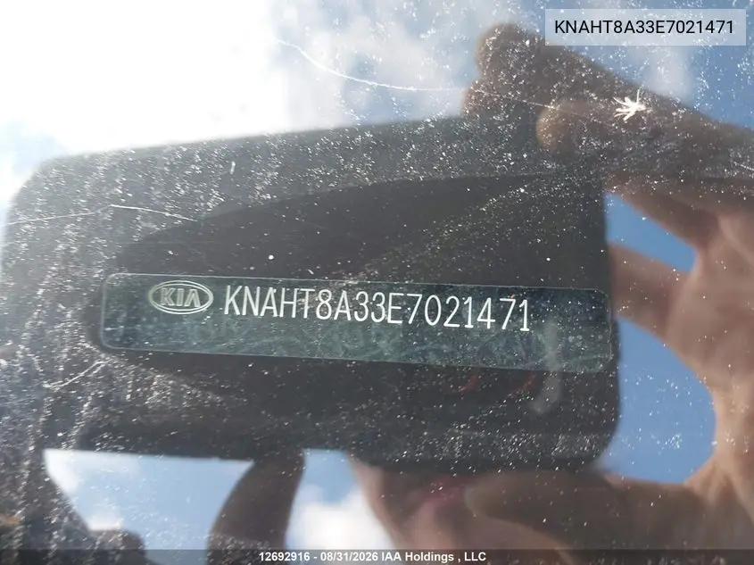 2014 KIA RONDO VIN KNAHT8A33E7021471 — фото 19