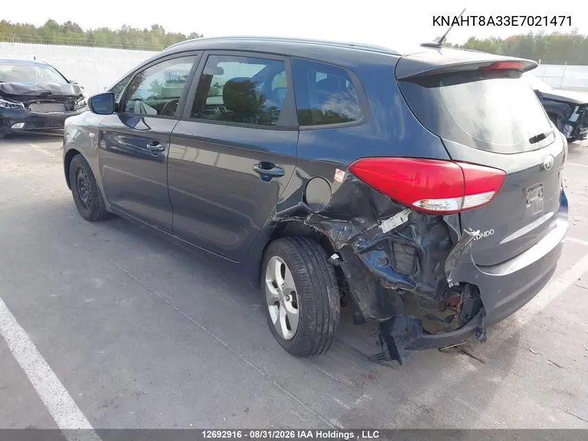 2014 KIA RONDO VIN KNAHT8A33E7021471 — фото 3