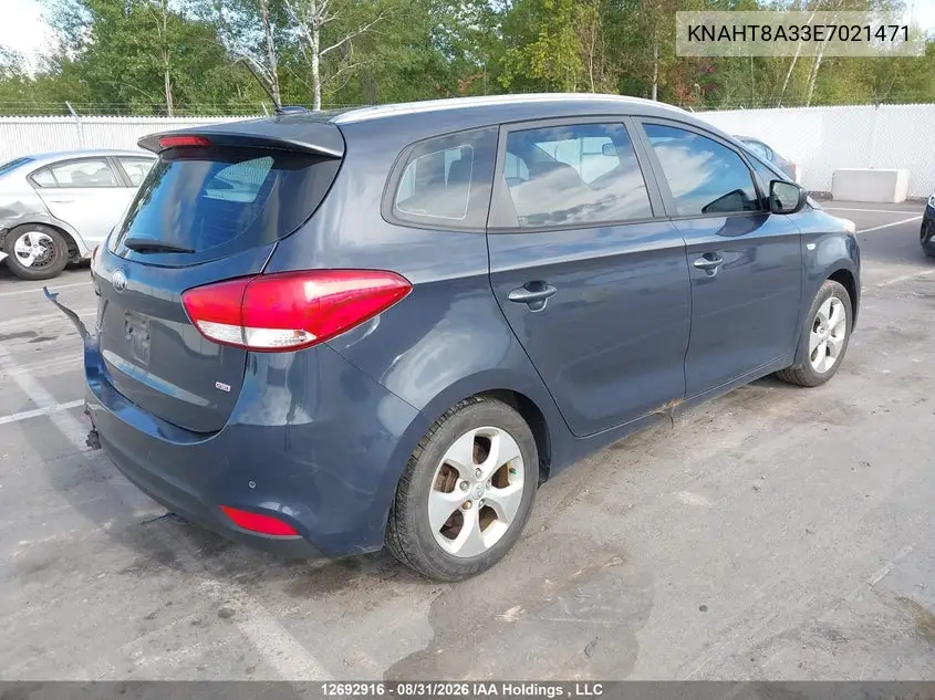 2014 KIA RONDO VIN KNAHT8A33E7021471 — фото 4