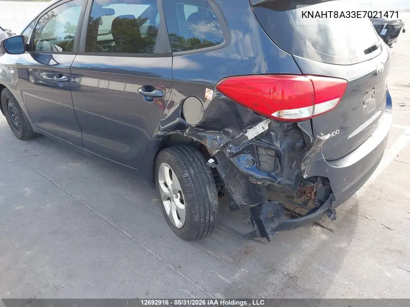 2014 KIA RONDO VIN KNAHT8A33E7021471 — фото 6