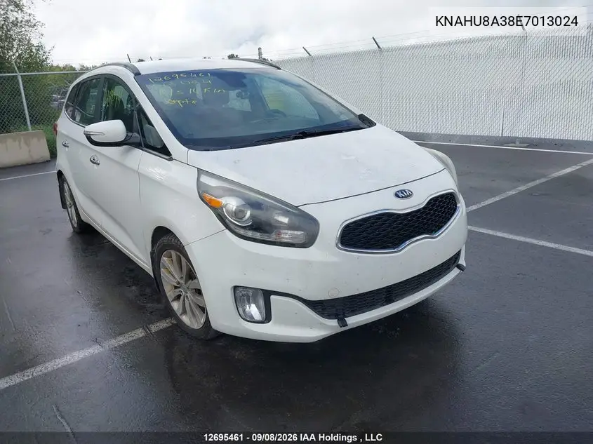 KIA RONDO 2014, VIN KNAHU8A38E7013024