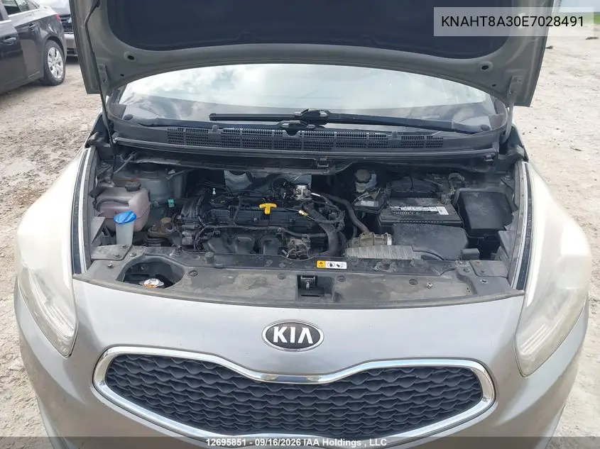 2014 KIA RONDO VIN KNAHT8A30E7028491 — фото 10