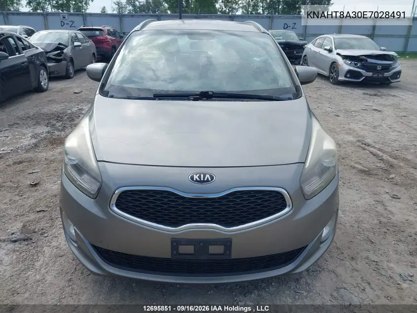 2014 KIA RONDO VIN KNAHT8A30E7028491 — фото 12