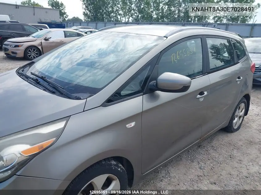 2014 KIA RONDO VIN KNAHT8A30E7028491 — фото 6