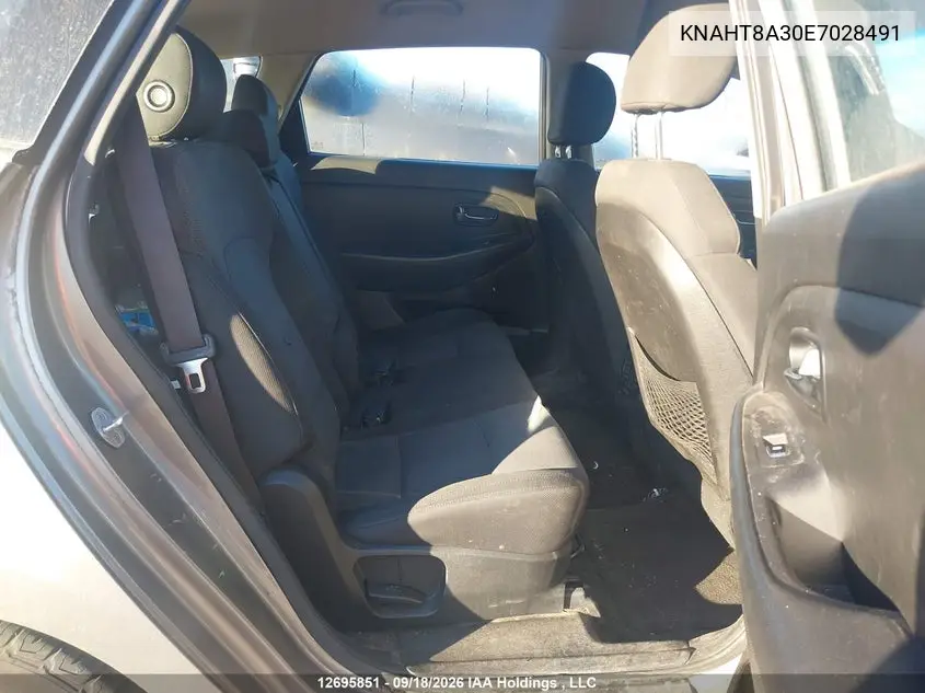 2014 KIA RONDO VIN KNAHT8A30E7028491 — фото 8