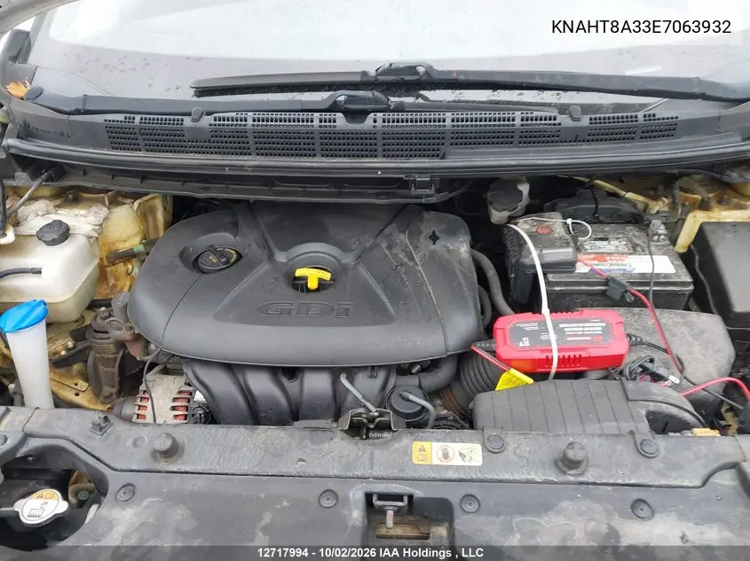 2014 KIA RONDO VIN KNAHT8A33E7063932 — фото 10