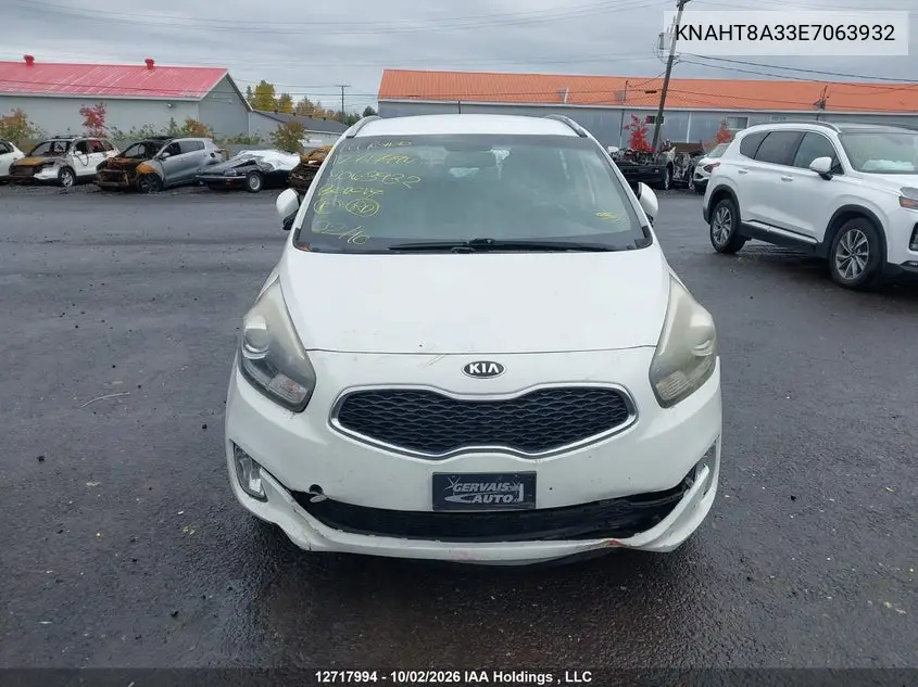 2014 KIA RONDO VIN KNAHT8A33E7063932 — фото 12
