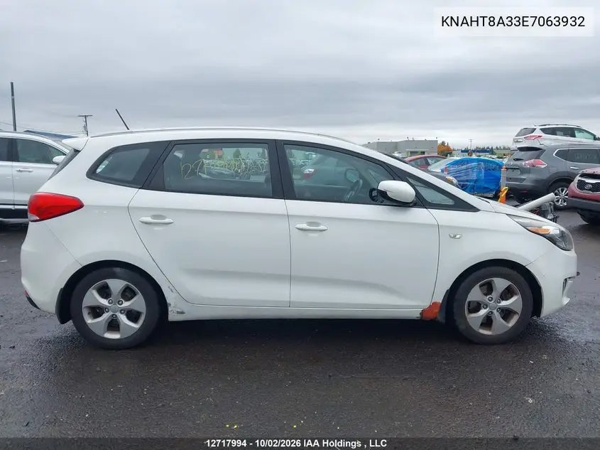 2014 KIA RONDO VIN KNAHT8A33E7063932 — фото 13