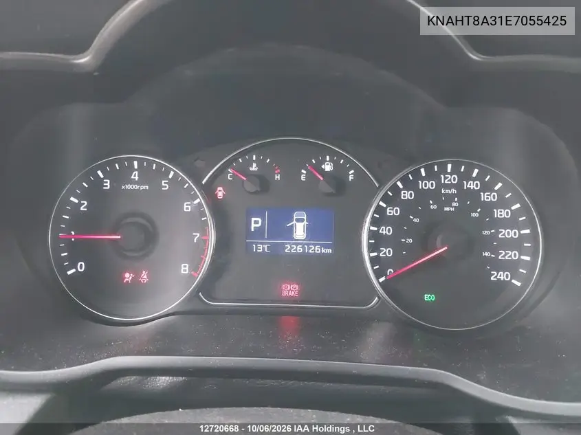 2014 KIA RONDO VIN KNAHT8A31E7055425 — фото 7