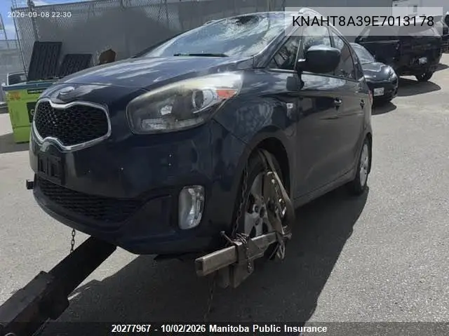 KIA RONDO 2014, VIN KNAHT8A39E7013178