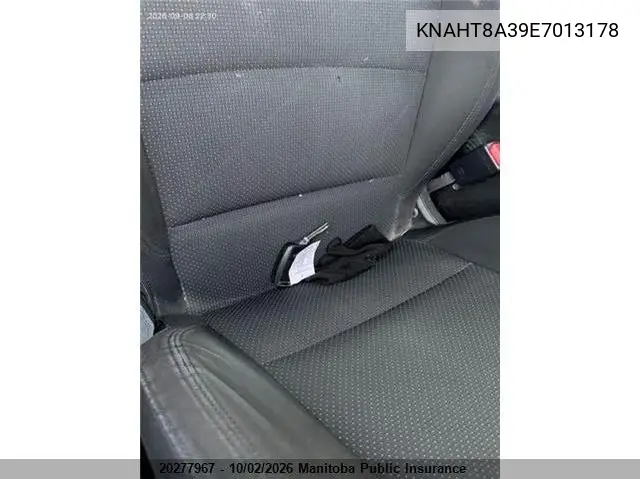 2014 KIA RONDO VIN KNAHT8A39E7013178 — фото 5