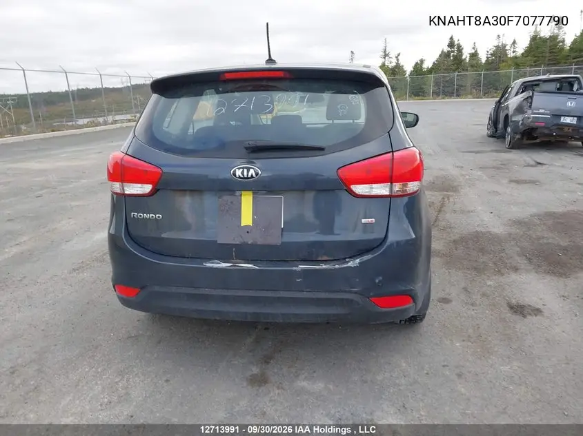 2015 KIA RONDO VIN KNAHT8A30F7077790 — фото 15
