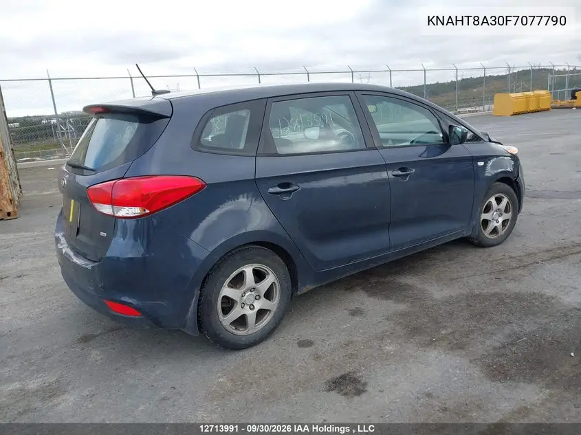 2015 KIA RONDO VIN KNAHT8A30F7077790 — фото 4